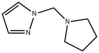 1-(吡咯烷-1-基甲基)-1H-吡唑 结构式