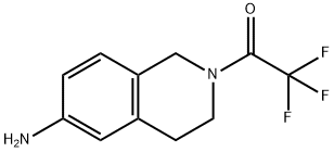 1-(6-氨基-3,4-二氢异喹啉-2(1H)-基)-2,2,2-三氟乙酮 结构式