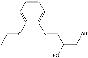 1,2-Propanediol,3-o-phenetidino-(7CI) 结构式