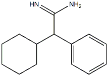 2-cyclohexyl-2-phenylacetamidine 结构式