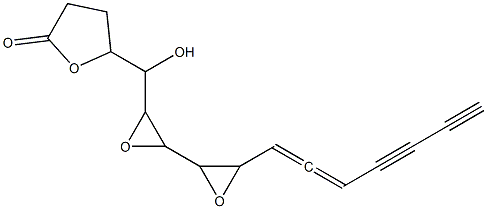 葱茎菌素 B 结构式