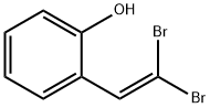 Phenol, 2-(2,2-dibromoethenyl)- 结构式