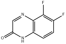 5,6-二氟喹喔啉-2(1H)-酮 结构式