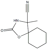 1-Oxa-3-azaspiro[4.5]decane-4-carbonitrile,4-methyl-2-oxo-(7CI) 结构式