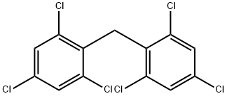 Methane, bis(2,4,6-trichlorophenyl)- 结构式