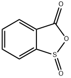 3H-苯并[C][1,2]氧杂硫醇-3-酮 1-氧化 结构式