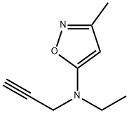 5-Isoxazolamine,N-ethyl-3-methyl-N-2-propynyl-(9CI) 结构式