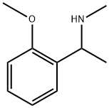 N-[1-(2-methoxyphenyl)ethyl]-N-methylamine 结构式