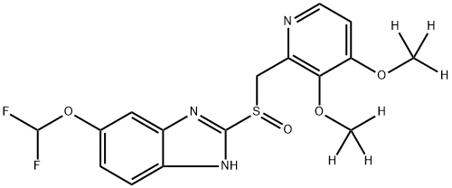 Pantoprazole-D6 结构式