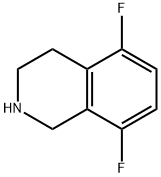 Isoquinoline, 5,8-difluoro-1,2,3,4- tetrahydro- 结构式