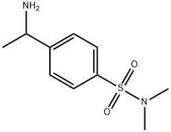 4-(1-aminoethyl)-N,N-dimethylbenzenesulfonamide 结构式