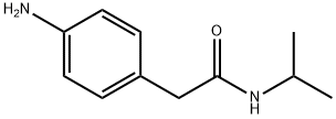 2-(4-氨基苯基)-N-(丙-2-基)乙酰胺 结构式