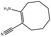 1-Cyclooctene-1-carbonitrile,2-amino-(9CI) 结构式