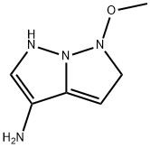 1H-Pyrazolo[1,5-b]pyrazol-3-amine,  5,6-dihydro-6-methoxy- 结构式