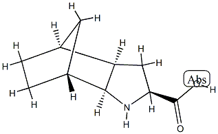 4,7-Methano-1H-indole-2-carboxylicacid,octahydro-,[2S-(2-alpha-,3a-bta-,4-alpha-,7-alpha-,7a-bta-)]-(9CI) 结构式