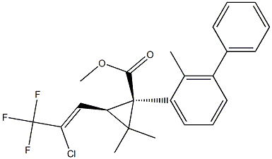 BIFENTHRIN 结构式