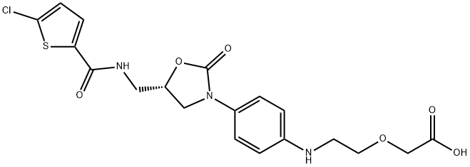 利伐沙班乙酰草酰胺杂质 结构式