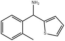 噻吩-2-基(邻甲苯基)甲胺 结构式