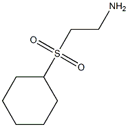 2-(cyclohexylsulfonyl)ethanamine 结构式