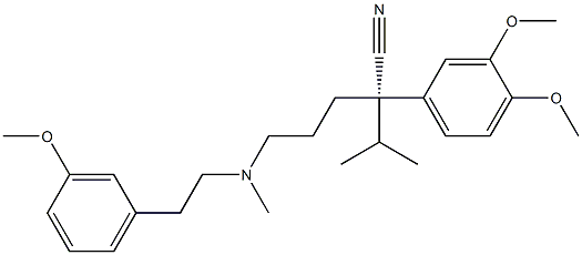 (S)-地伐帕米 结构式