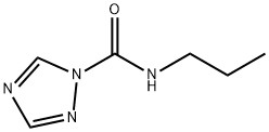 1H-1,2,4-Triazole-1-carboxamide,N-propyl-(9CI) 结构式