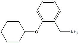 [2-(cyclohexyloxy)phenyl]methanamine 结构式