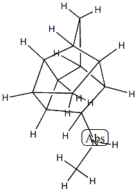 1,2,4-Ethanylylidene-1H-cyclobuta[cd]pentalen-5-amine,octahydro-N-methyl-,(1-alpha-,1a-bta-,2-alpha-,3a-bta-,4-alpha-,5-alpha-,5a-bta-,5b-bta-,6S*)-(9CI) 结构式