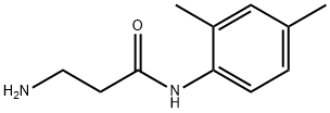 N~1~-(2,4-dimethylphenyl)-beta-alaninamide(SALTDATA: HCl) 结构式