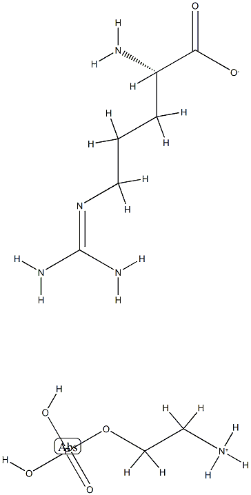 2-ammonioethyl L-arginine phosphate 结构式