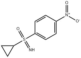 1-(环丙烷磺酰亚胺基)-4-硝基苯 结构式