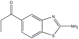 1-Propanone,1-(2-amino-5-benzothiazolyl)-(9CI) 结构式