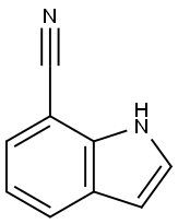 7-氰基吲哚 结构式