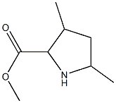 Proline, 3,5-dimethyl-, methyl ester, (2-alpha-,3-alpha-,5-ba-)- (9CI) 结构式