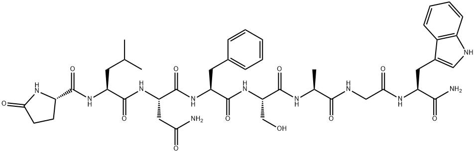 ADIPOKINETIC HORMONE II LOCUSTA MIGRATORIA SEQUENCE 结构式