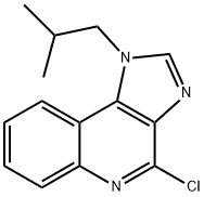 1-(2-甲基丙基)-4-氯-1H-咪唑并[4,5-c]喹啉 结构式