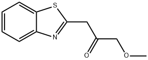 2-Propanone,1-(2-benzothiazolyl)-3-methoxy-(6CI) 结构式