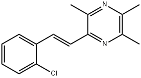 (E)-2-(2-CHLOROSTYRYL)-3,5,6-TRIMETHYLPYRAZINE 结构式