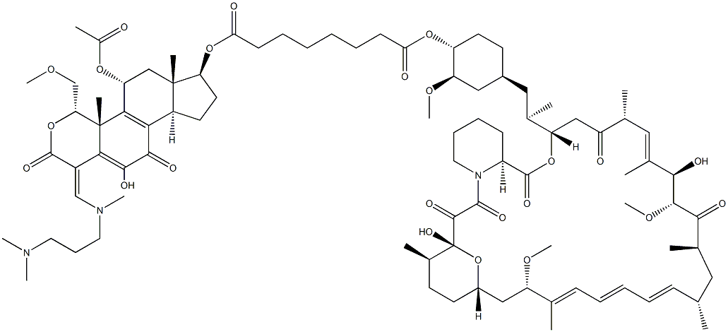 Wortmannin-Rapamycin Conjugate 结构式