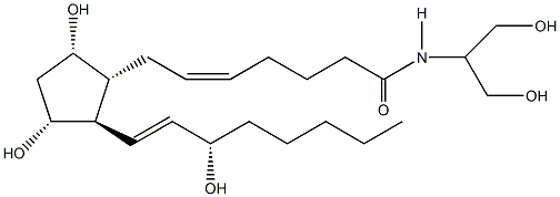 Prostaglandin F2α serinol amide 结构式