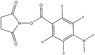 DMABA-d4 NHS ester 结构式