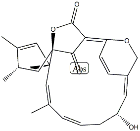 Spirohexenolide A 结构式