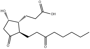 13,14-dihydro-15-keto-tetranor Prostaglandin D2 结构式