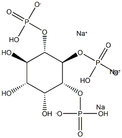 D-MYO-肌醇 1,2,6-三(磷酸二氢酯)钠盐 结构式