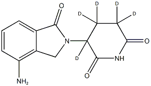 来那度胺-D5 结构式