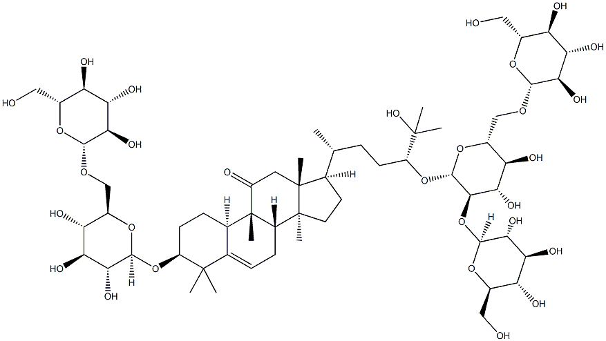 11-氧-罗汉果皂甙V 结构式