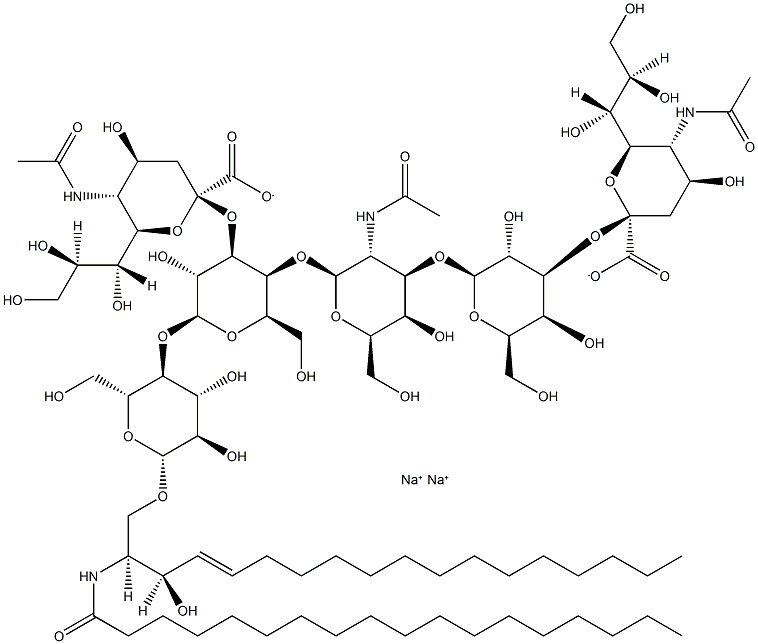 双唾液酸神经节苷酯GD1A 结构式