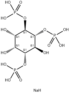 D-myo-Inositol-1,4,5-triphosphate (sodium salt) 结构式