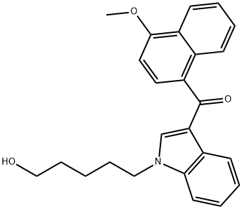 JWH-081 N-(5-Hydroxypentyl) 结构式
