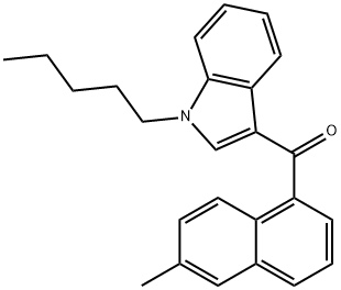 JWH 122 6-methylnaphthyl isomer 结构式