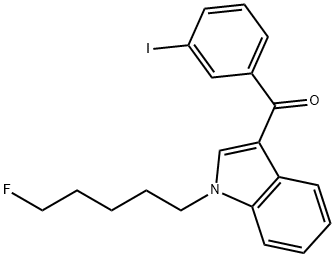 AM694 3-iodo isomer 结构式